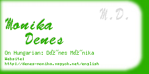 monika denes business card